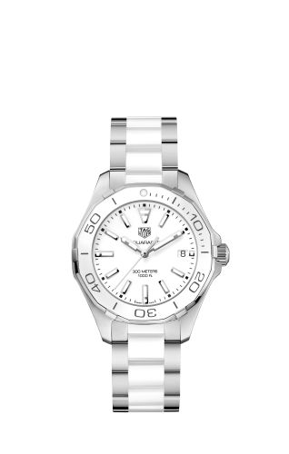 TAG Heuer Aquaracer 300M Quartz 35 Stainless Steel / White / Bracelet